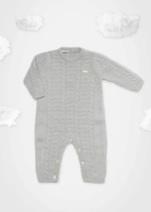 MALO For Babies | Tops & Knitwear<Baby onesie in cashmere Grey