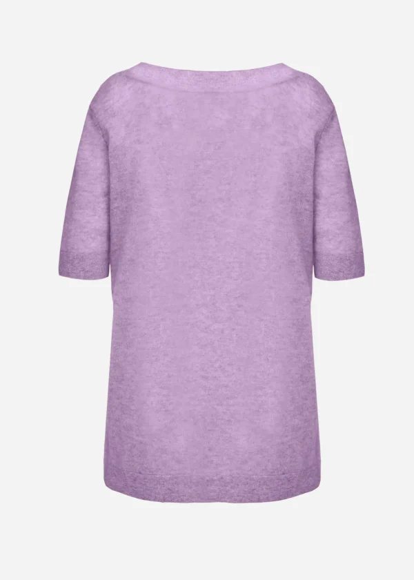 MALO Tops & Knitwear<Boat neck sweater in super soft cashmere Pink