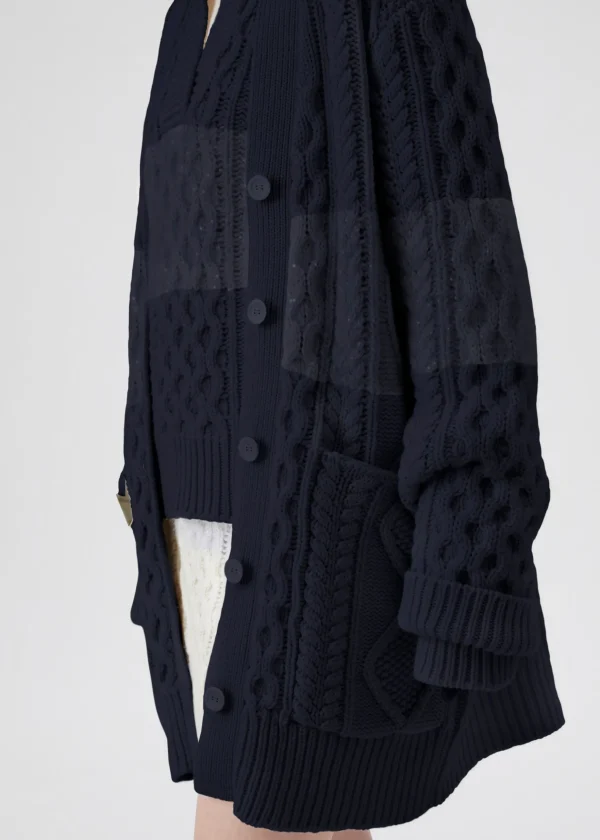 MALO Tops & Knitwear<Cardigan in a cashmere blend Blue