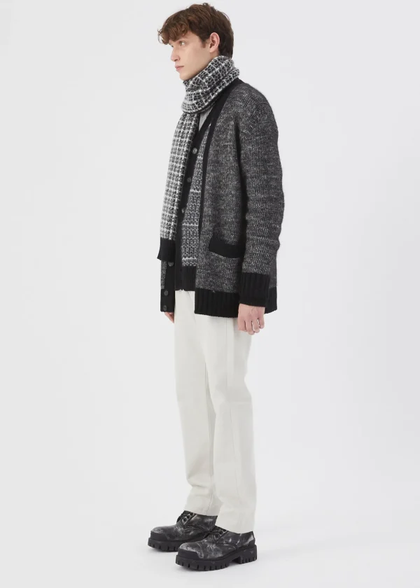 MALO Tops & Knitwear<Cardigan in cotton, alpaca and wool Black