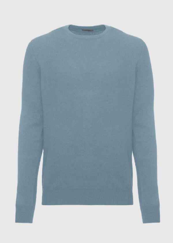 MALO Tops & Knitwear<Cashmere and silk crewneck sweater