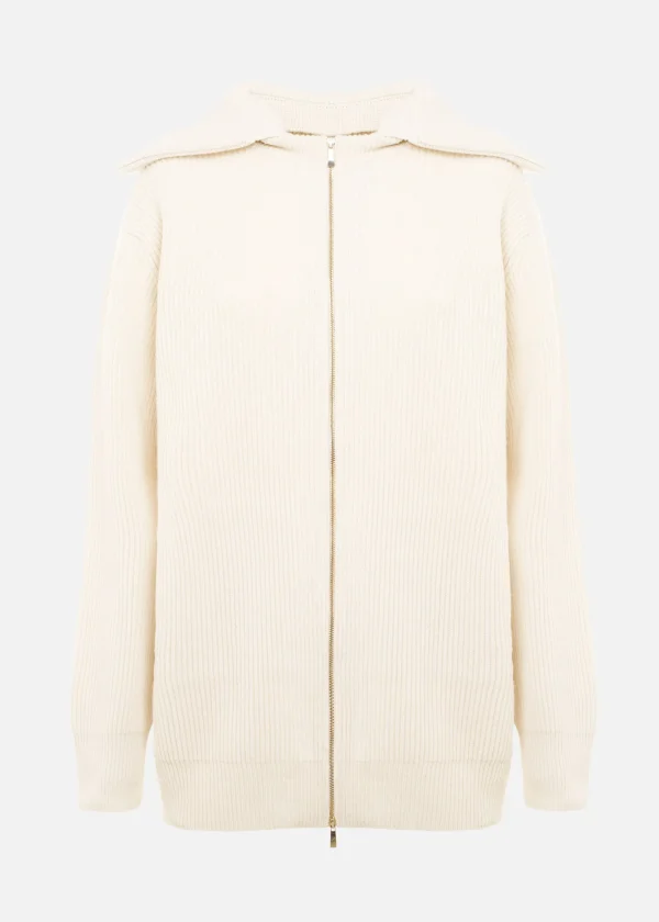 MALO Coats & Jackets<Cashmere bomber jacket White