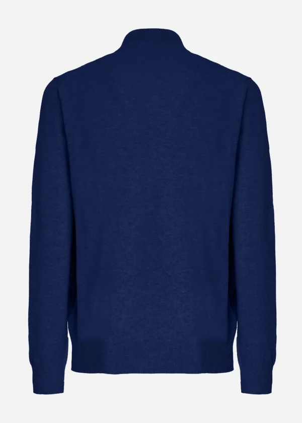 MALO Tops & Knitwear<Cashmere bomber jacket Blue