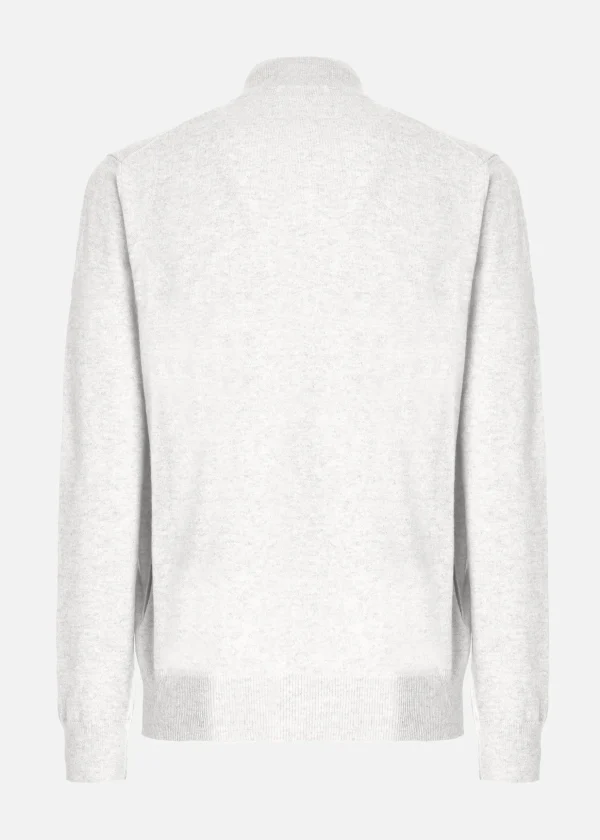 MALO Tops & Knitwear<Cashmere bomber jacket White