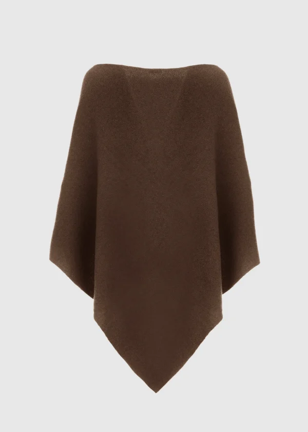 MALO Accessories<Cashmere cape, Re-Cashmere Brown