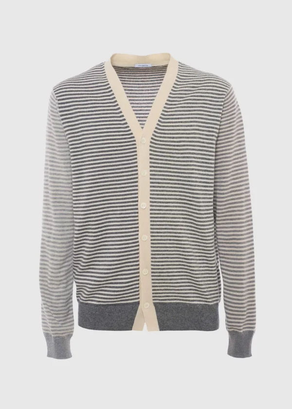 MALO Tops & Knitwear<Cashmere cardigan, Candies Unisex Multicolor