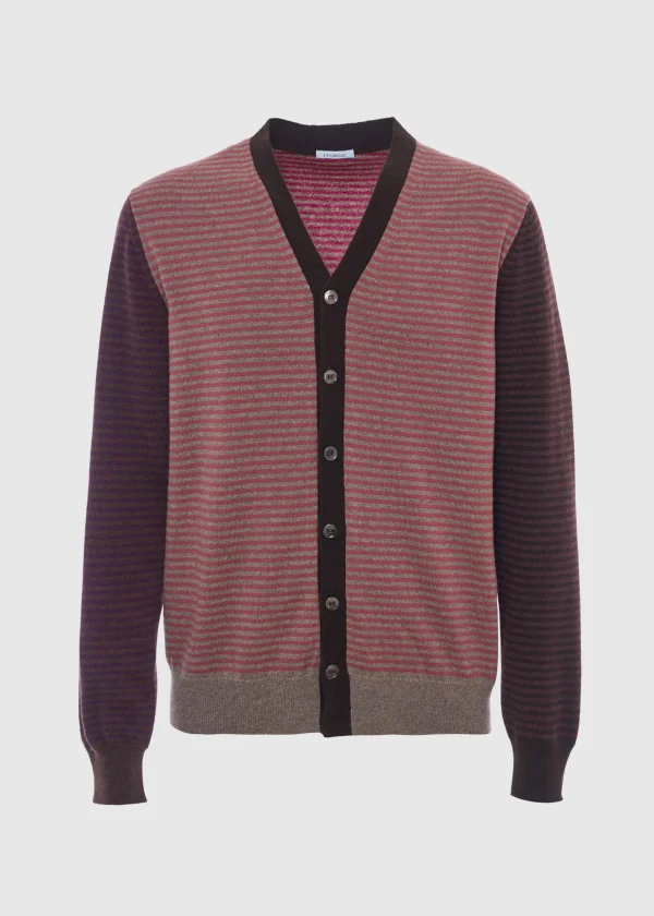 MALO Tops & Knitwear<Cashmere cardigan, Candies Unisex Multicolor