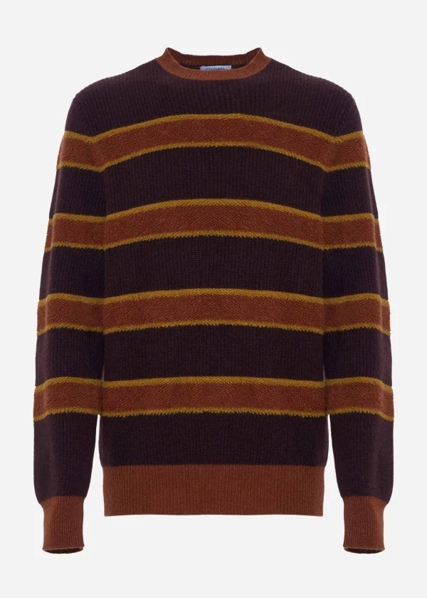 MALO Tops & Knitwear<Cashmere crewneck sweater Multicolor