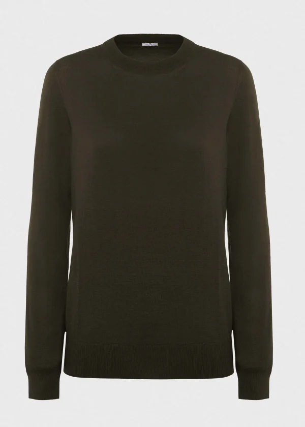 MALO Tops & Knitwear<Cashmere crewneck sweater Green