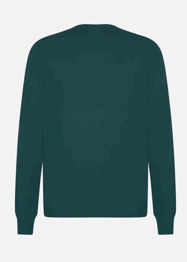 MALO Tops & Knitwear<Cashmere crewneck sweater Petrol blue