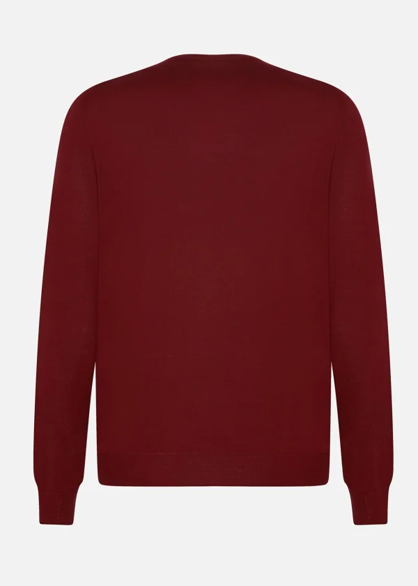 MALO Tops & Knitwear<Cashmere crewneck sweater Red