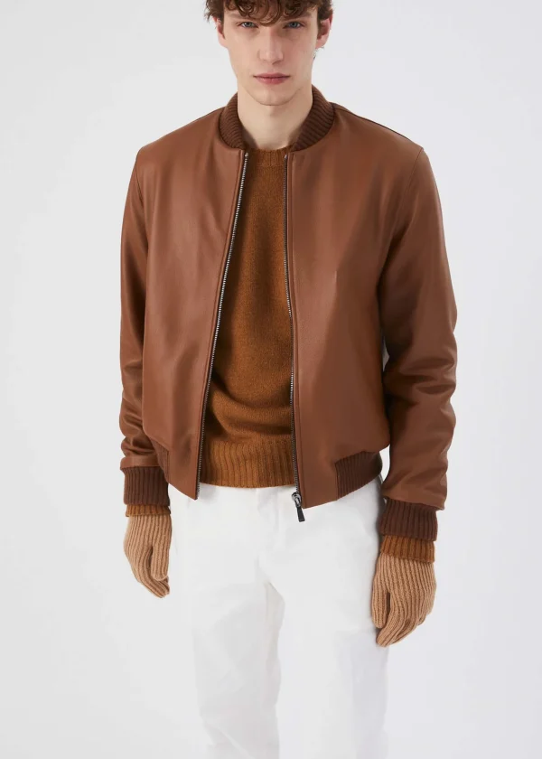 MALO Tops & Knitwear<Cashmere crewneck sweater Brown