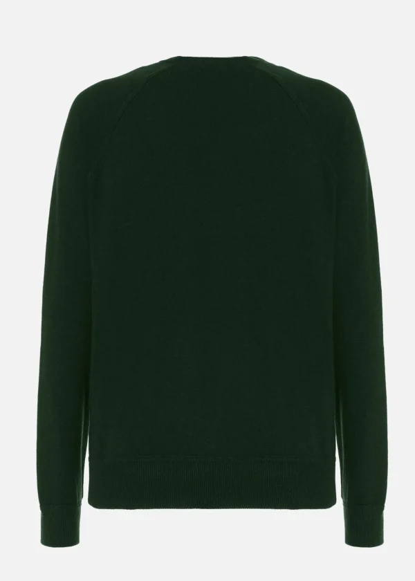 MALO Tops & Knitwear<Cashmere crewneck sweater Green