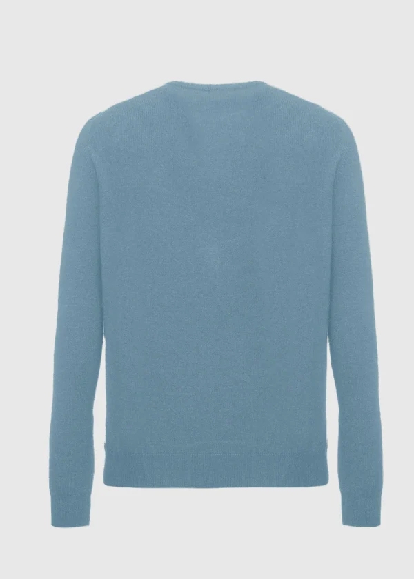 MALO Tops & Knitwear<Cashmere crewneck sweater Light blue