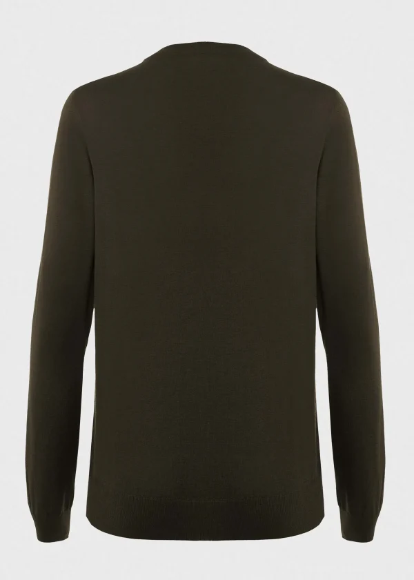 MALO Tops & Knitwear<Cashmere crewneck sweater Green