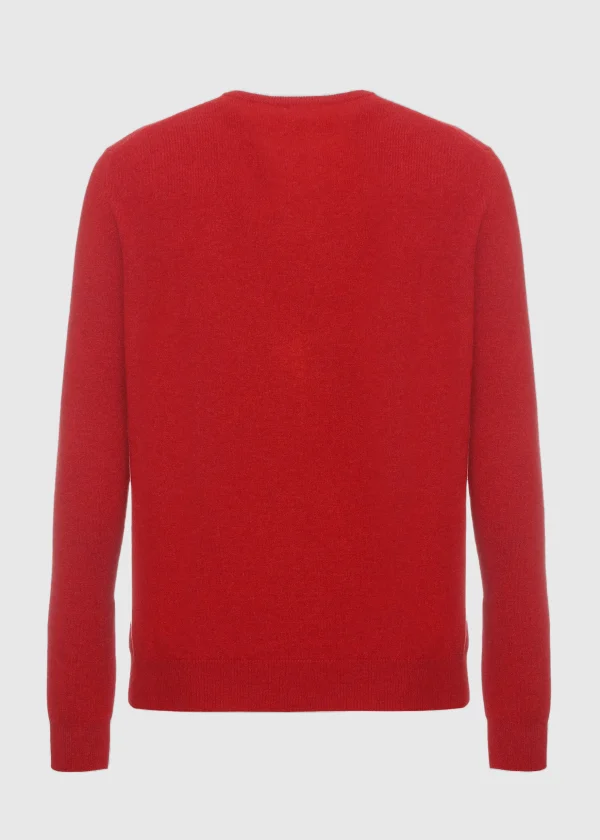 MALO Tops & Knitwear<Cashmere crewneck sweater Red