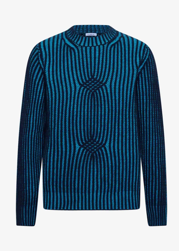 MALO Tops & Knitwear<Cashmere crewneck sweater Multicolor