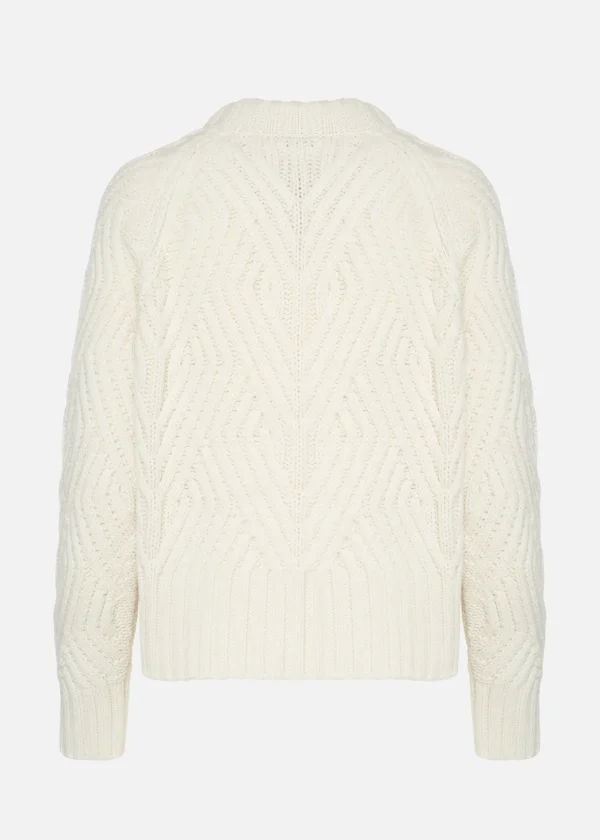 MALO For Her | Tops & Knitwear<Cashmere crewneck sweater White