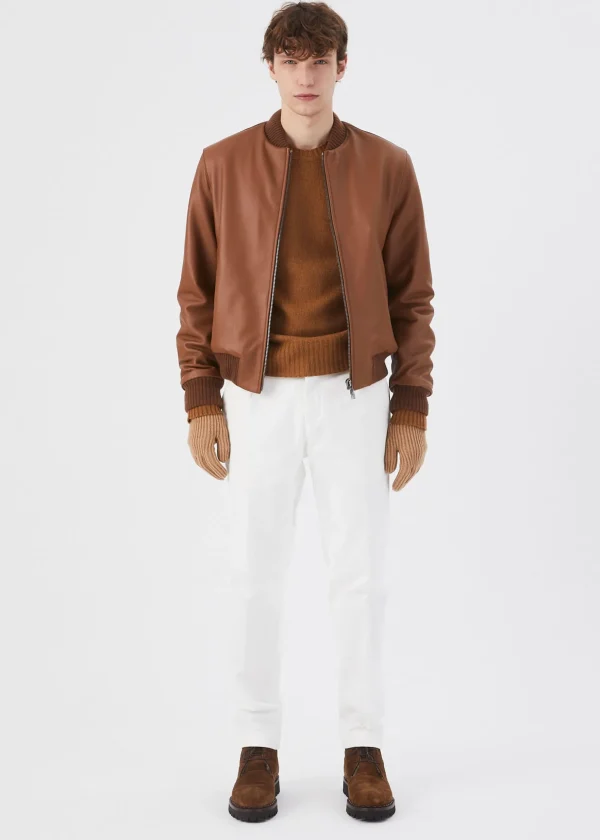 MALO Tops & Knitwear<Cashmere crewneck sweater Brown