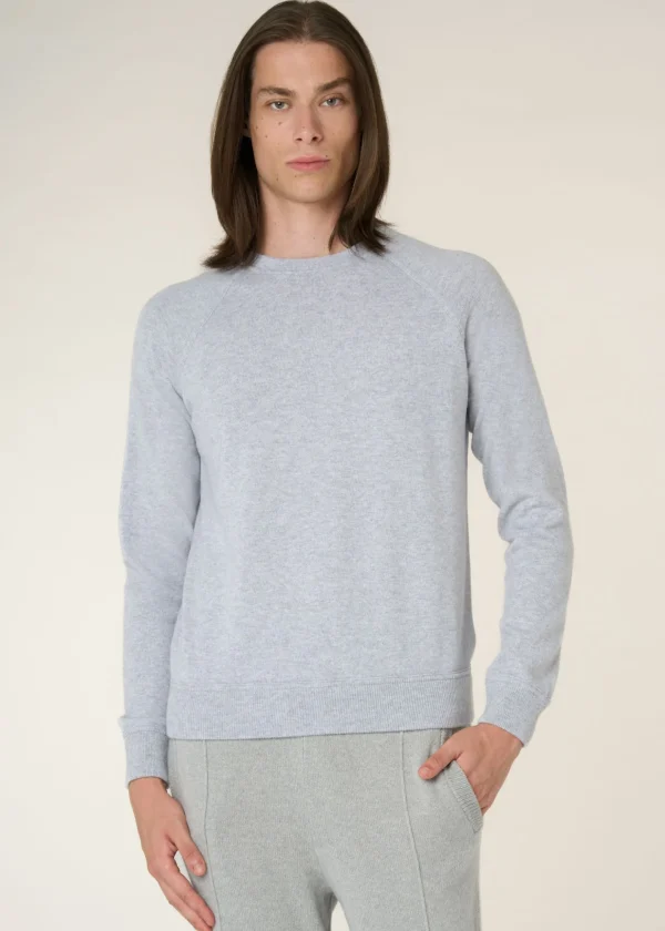 MALO Tops & Knitwear<Cashmere crewneck sweater Grey