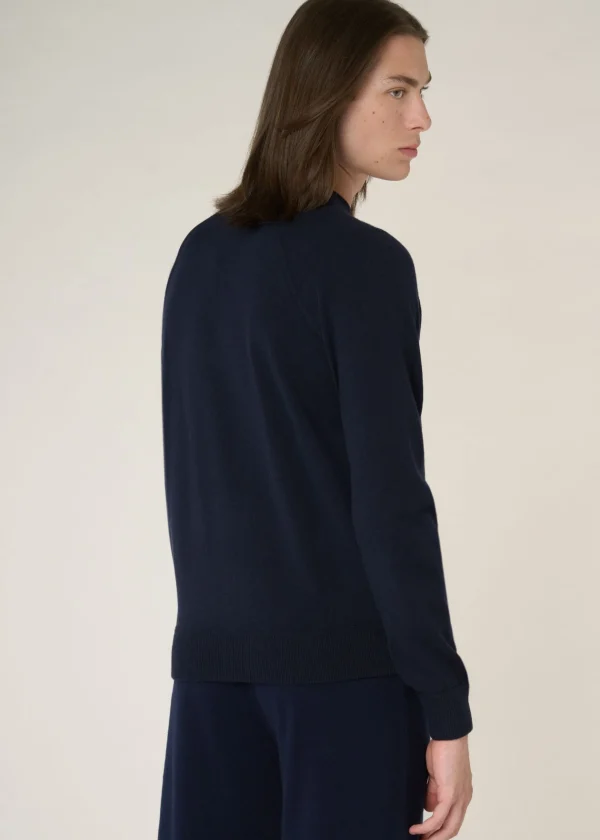 MALO Tops & Knitwear<Cashmere crewneck sweater Blue