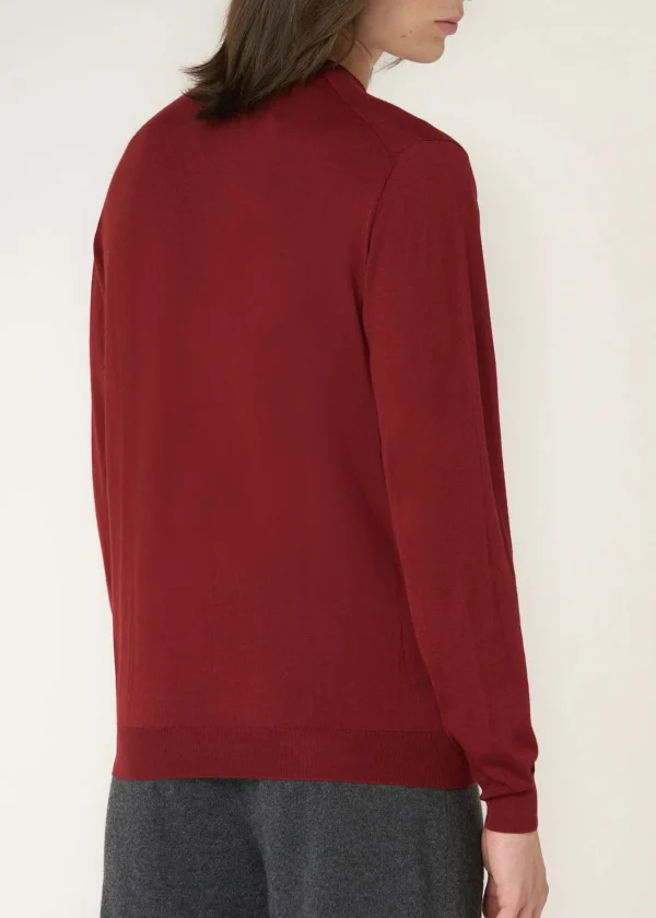 MALO Tops & Knitwear<Cashmere crewneck sweater Red