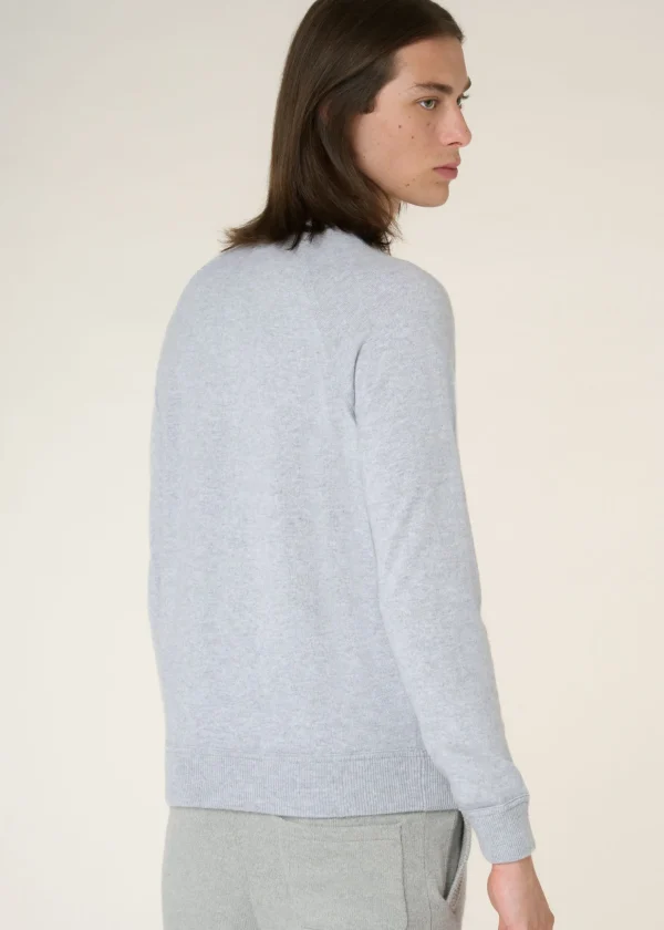 MALO Tops & Knitwear<Cashmere crewneck sweater Grey