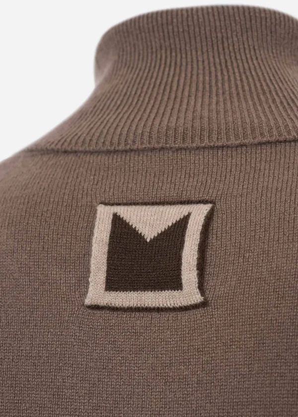 MALO Tops & Knitwear<Cashmere crewneck sweater Brown