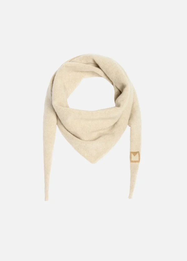 MALO Accessories | Accessories<Cashmere diamond scarf, Rever Beige