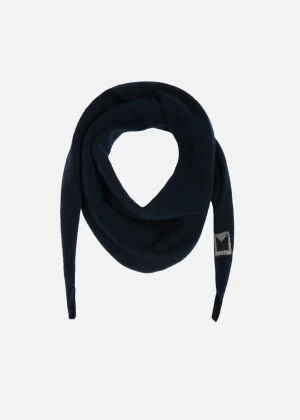 MALO Accessories | Accessories<Cashmere diamond scarf, Rever Blue