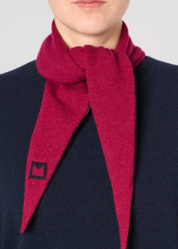 MALO Accessories | Accessories<Cashmere diamond scarf, Rever Purple