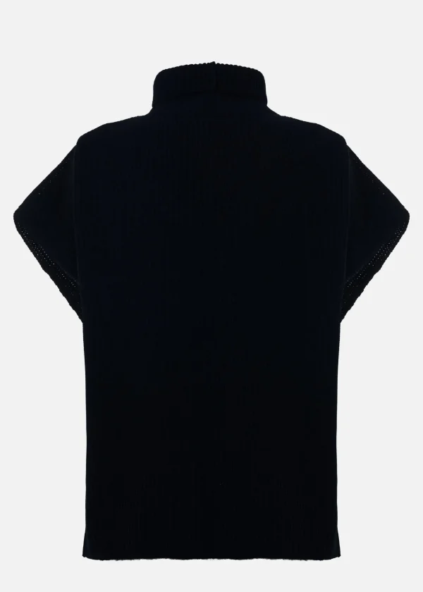 MALO Tops & Knitwear<Cashmere gilet Black