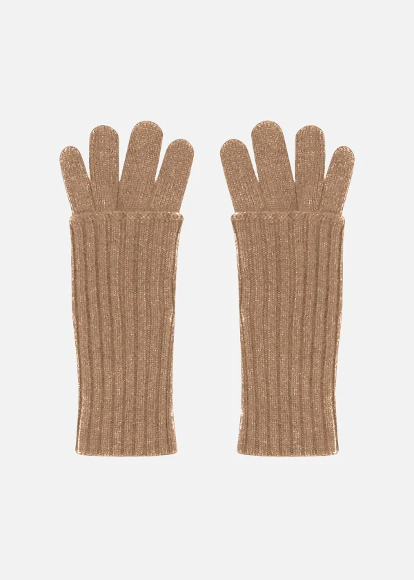 MALO Accessories<Cashmere gloves Beige