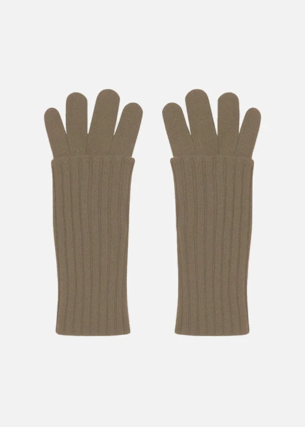 MALO Accessories<Cashmere gloves Beige