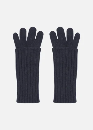 MALO For Her | Accessories<Cashmere gloves Blue