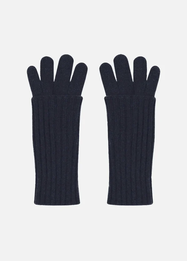 MALO Accessories<Cashmere gloves Blue