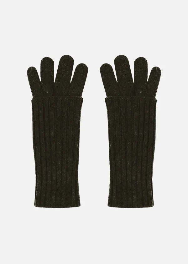 MALO Accessories<Cashmere gloves Green