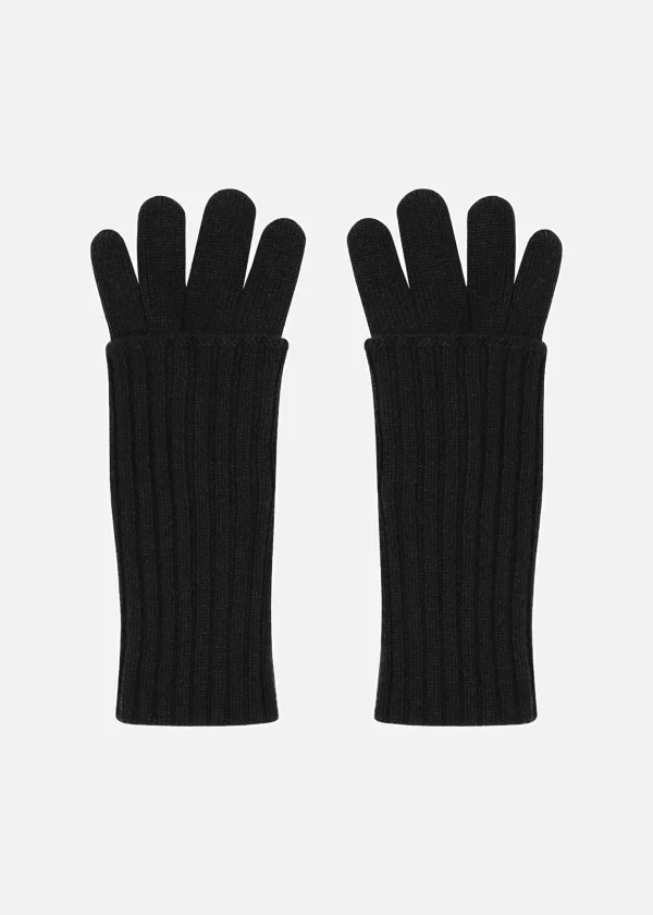 MALO Accessories<Cashmere gloves Black