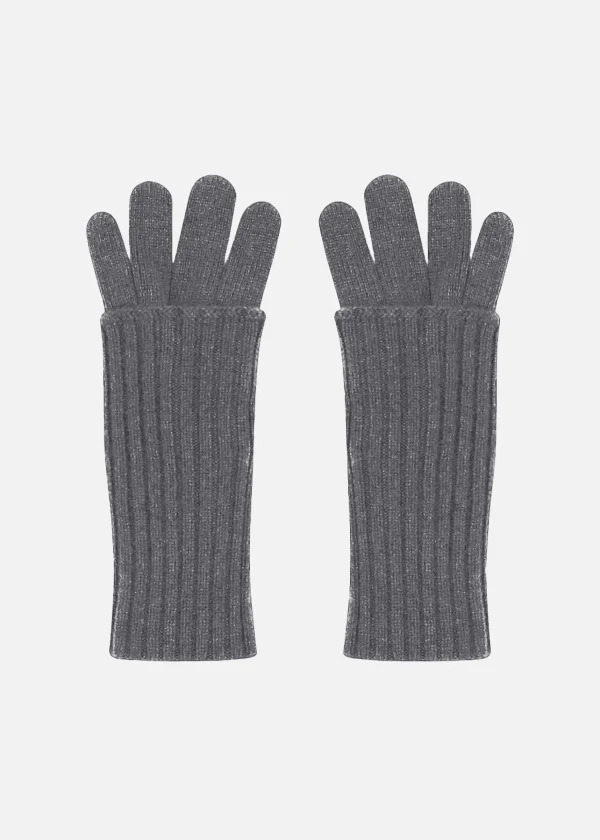 MALO Accessories<Cashmere gloves Grey