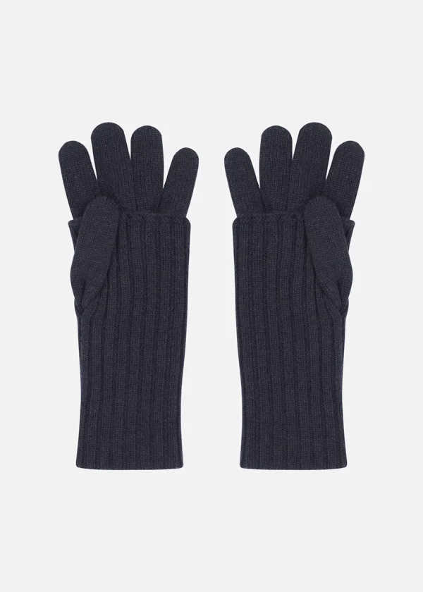 MALO For Her | Accessories<Cashmere gloves Blue