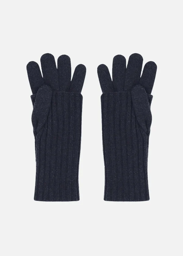 MALO Accessories<Cashmere gloves Blue