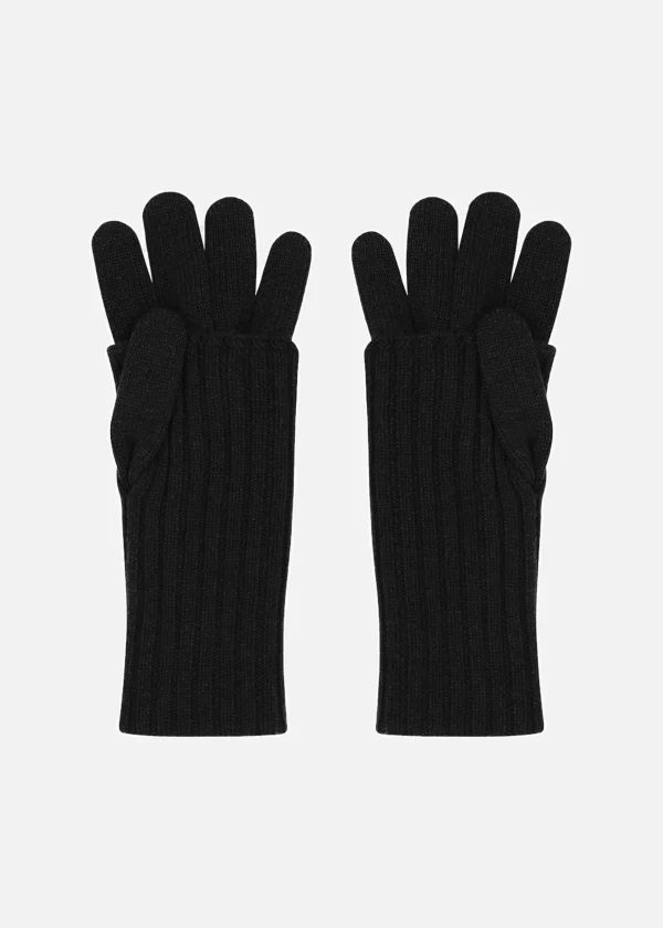 MALO Accessories<Cashmere gloves Black