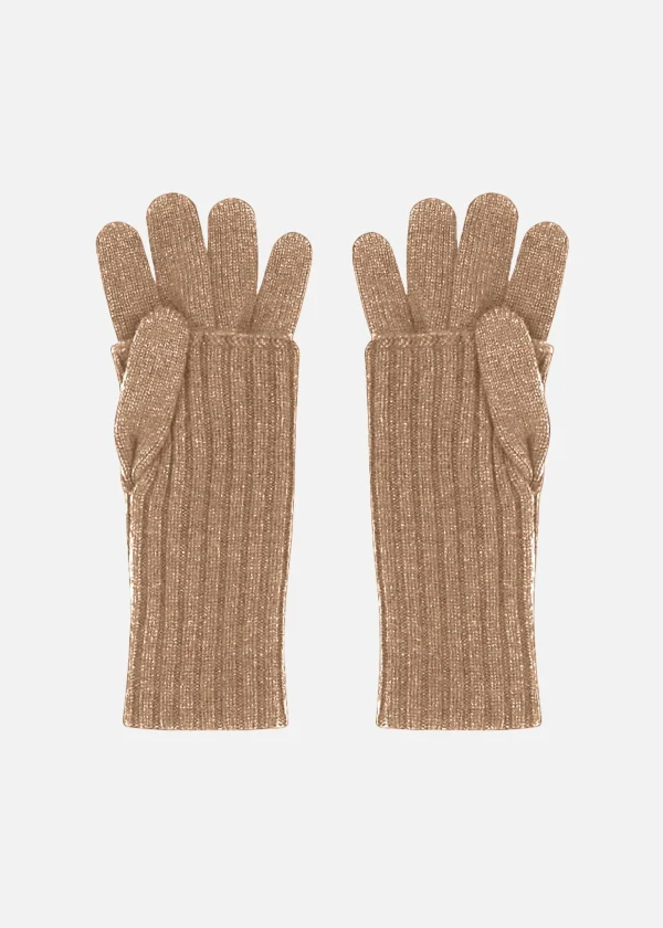 MALO Accessories<Cashmere gloves Beige