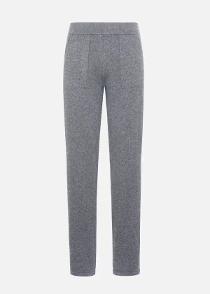 MALO Trousers<Cashmere jogger trousers Grey