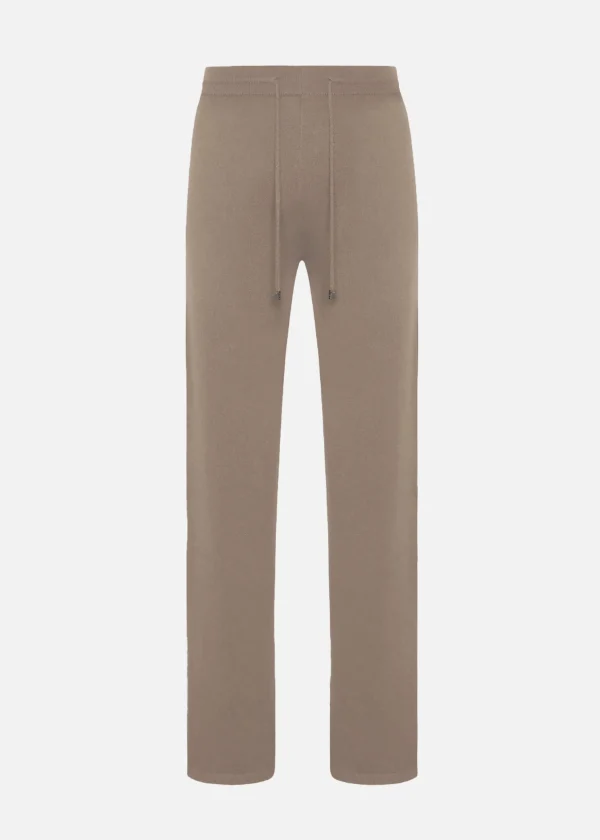 MALO Pants & Skirts<Cashmere jogger trousers Brown