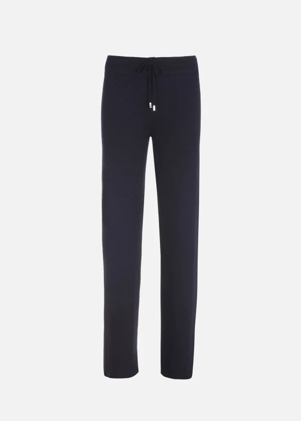 MALO Pants & Skirts<Cashmere jogging trousers Blue