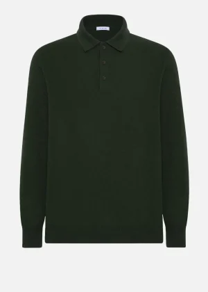 MALO For Him | Tops & Knitwear<Cashmere polo Green