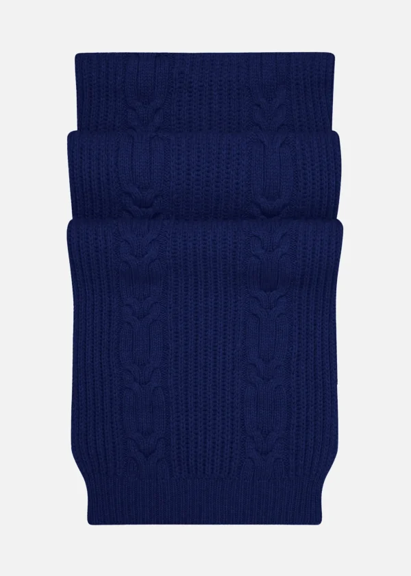 MALO Accessories<Cashmere scarf Blue