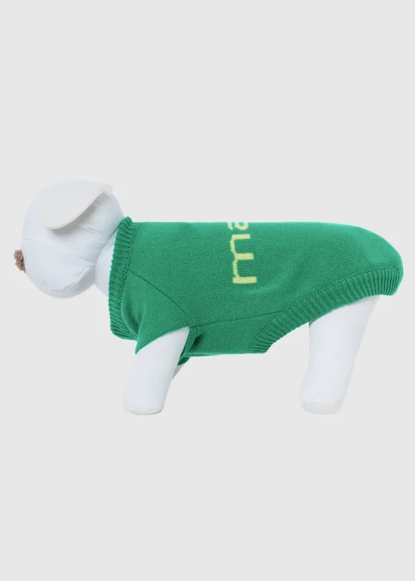 MALO For Pets | Accessories<Cashmere sweater "Less is More", MOG Green