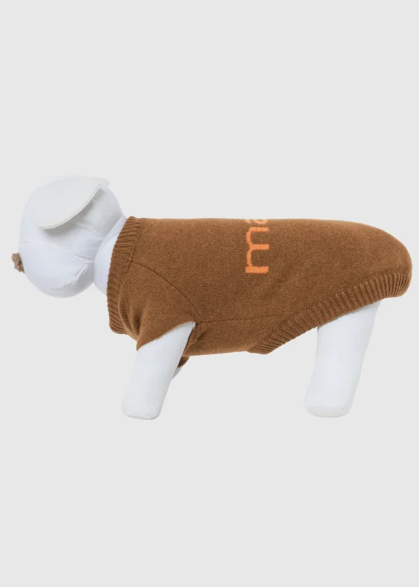 MALO For Pets | Accessories<Cashmere sweater "Less is More", MOG Brown